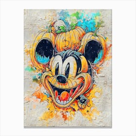 Mickey Mouse Halloween 1 Canvas Print