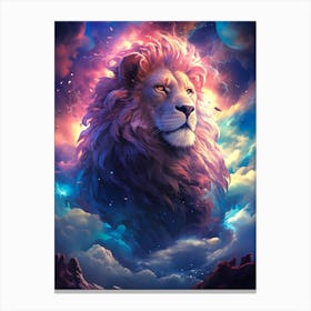 Lion In The Sky 8 Canvas Print