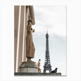 Paris Travel Poster - Eiffel Tower_2156242 Canvas Print