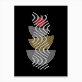 Wavy Lines Canvas Print