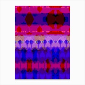 Abstract Purple And Blue Canvas Print