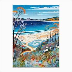 Esperance Beach, Australia, Matisse And Rousseau Style 3 Canvas Print