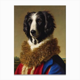 Bergamasco Sheepdog Renaissance Portrait Oil Painting Canvas Print