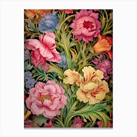 Flowers By William Morris Canvas Print