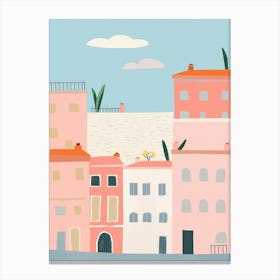 Rome, Italy Colourful View 1 Canvas Print