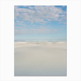 White Sands New Mexico Hiker II on Film Canvas Print