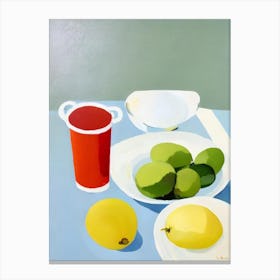 Tablescape 8 vegetable Canvas Print