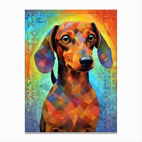 Dachshund dog 4 Canvas Print