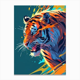 Tiger Painting Canvas Print