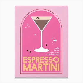 Espresso Martini Canvas Print