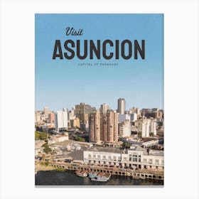 Visit Asunción Canvas Print
