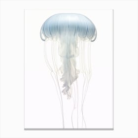 Comb Jellyfish Simple Illustration 4 Canvas Print