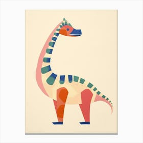 Nursery Dinosaur Art Camptosaurus 3 Canvas Print