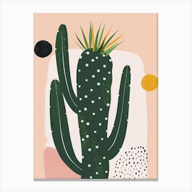 Lophophora Williamsii Minimalist 3 Canvas Print