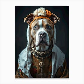 Portrait Of A Dog 2 Canvas Print