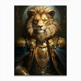 Lion Of Kings Canvas Print