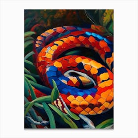 Coral Snake 1 Painting Canvas Print