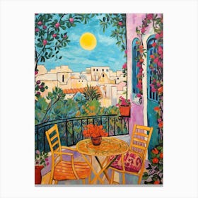 Tunis Tunisia 3 Fauvist Painting Canvas Print