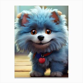 Blue Dog Canvas Print