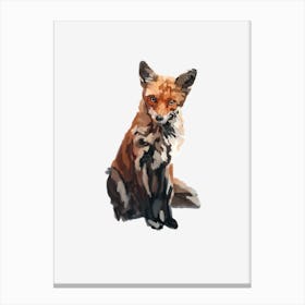 Lovely fox Canvas Print
