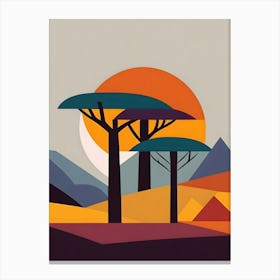 African Landscape Canvas Print Canvas Print