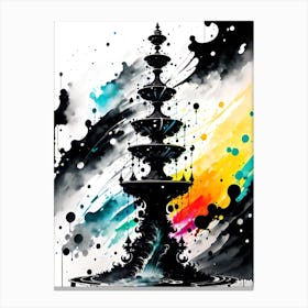 Fountain Of Love Canvas Print