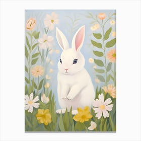 White Bunny Canvas Print