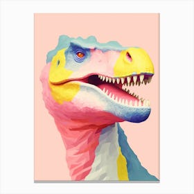 Colourful Dinosaur Kritosaurus 1 Canvas Print