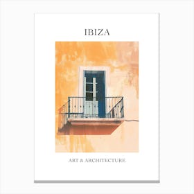 Ibiza Travel And Architecture Poster 3 Canvas Print