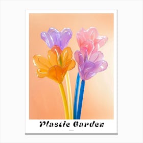 Dreamy Inflatable Flowers Poster Freesia 4 Canvas Print