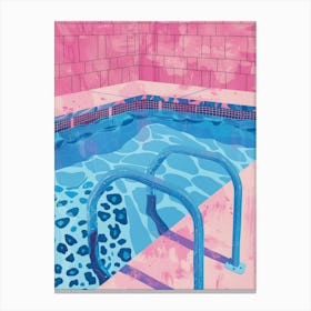 Pink Pool 3 Canvas Print