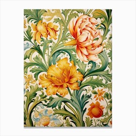 Floral Wallpaper 49 Canvas Print