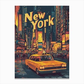 Aihrgdesign A Classic 1960s Travel Poster For New York Showca 38d754ab Ddd1 4ad6 A9de 0bfd158ce55d 0 Canvas Print