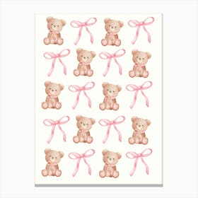 Teddy Bears Canvas Print