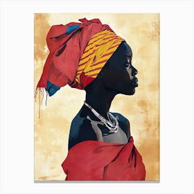 Celestial Dreams|The African Woman Series 1 Canvas Print