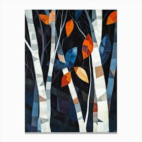 Colorful Trees In The Forest Canvas Print