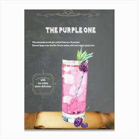 The Purple One Canvas Print