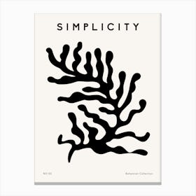 Simplicity Canvas Print