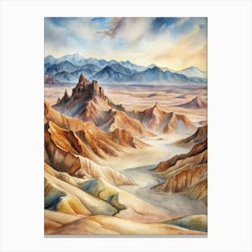 Death Valley Landscape Canvas Print