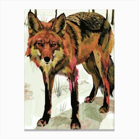 Red Fox 14 Canvas Print