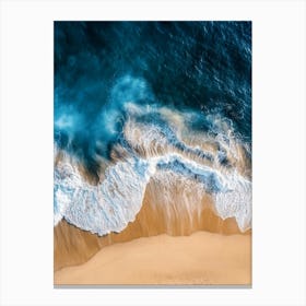 Aerial View Of A Beach 33 Canvas Print