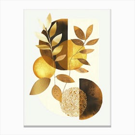 Gold Leaf Canvas Print 2 Canvas Print