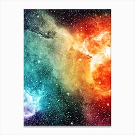 Deep space, mashups #6 — space poster Canvas Print