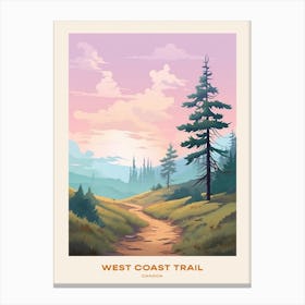 West Coast Trail Canada 1 Hike Poster Canvas Print