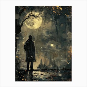 Night In The City 1 Canvas Print