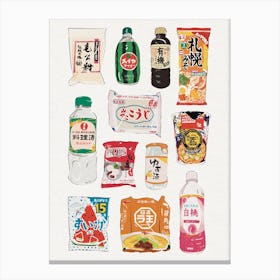 Japanese Grocery Canvas Print