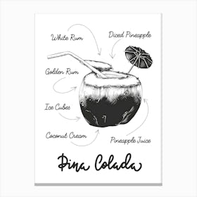 Pineapple Colada 1 Canvas Print