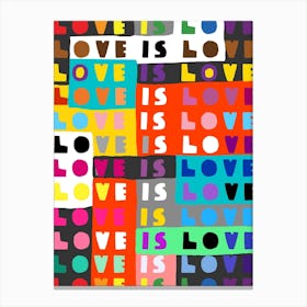 Love Is Love Canvas Print
