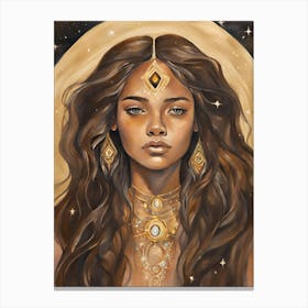 Golden Canvas Print