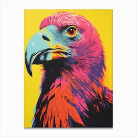 Andy Warhol Style Bird California Condor 2 Canvas Print